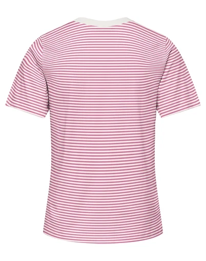 JDY - JDYPisa Print T-shirt - Cloud Dancer/Wild Orchid